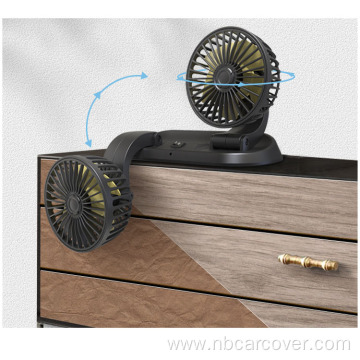 Double Head Rotary Fan Aircon Car Cooling Fan